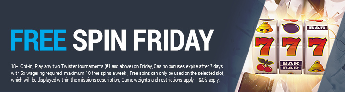 FREE SPIN FRIDAY