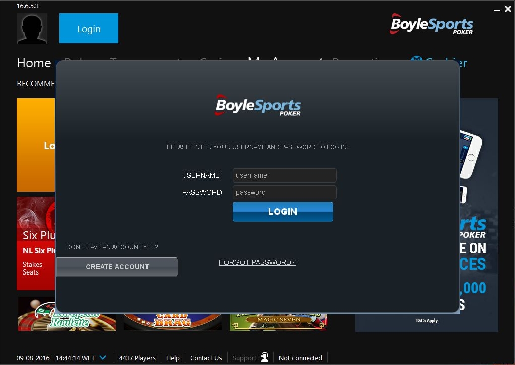 Lobby Login